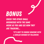 How to find your Instagram engagment rate? Grow your handmade business with this marketing hack! | IN.CUBE8R Handmade in Melbourne For BONUS points, keep trac of two other small businesses with the same Niche as you and see how they are tracking (choose people with a similar number of followers)