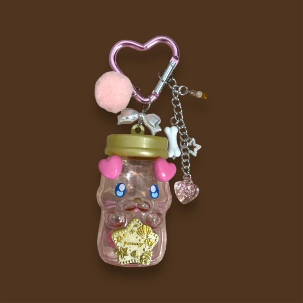 large Hamtaro jar keychain by pinkduck handmade