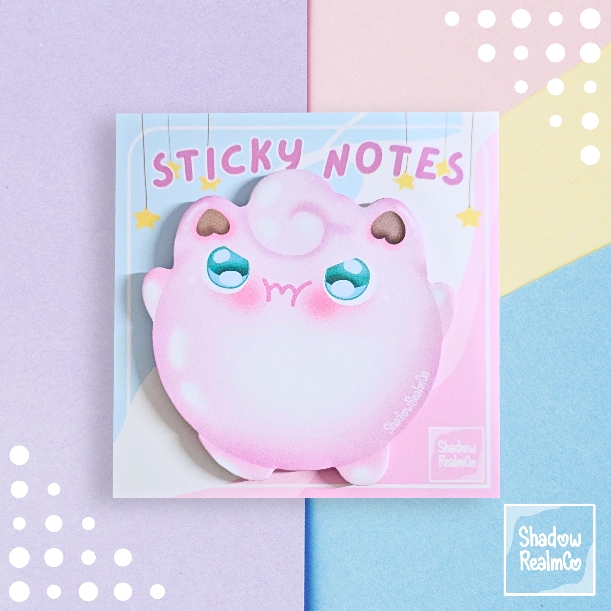 Jigglypuff Sticky Notes by ShadowRealmCo Jigglypuff Sticky Notes by ShadowRealmCo