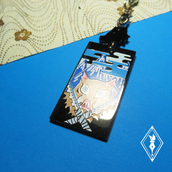 Boar Enamel Keychain by Vin Crows - Image 2