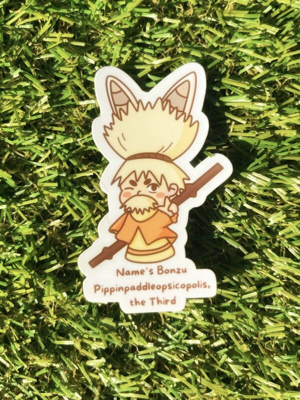 Aang glossy sticker by skyrosarts