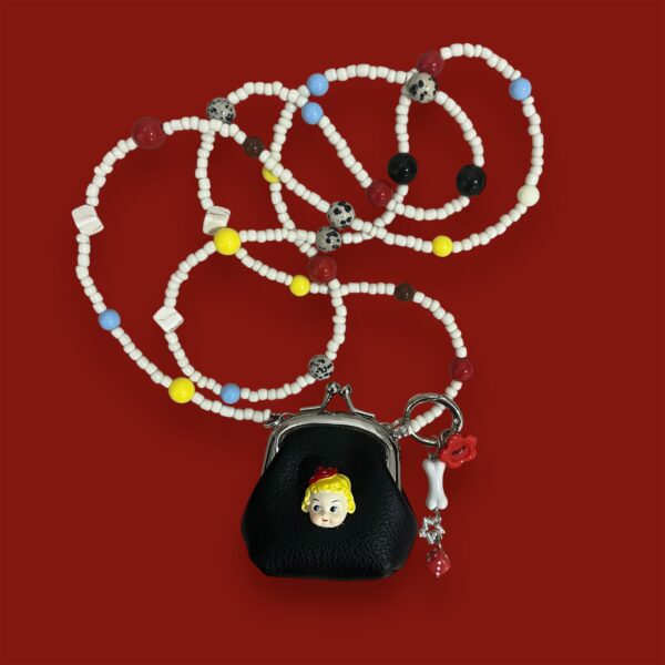 micro doll coin purse by pinkduck handmade in.cube8r