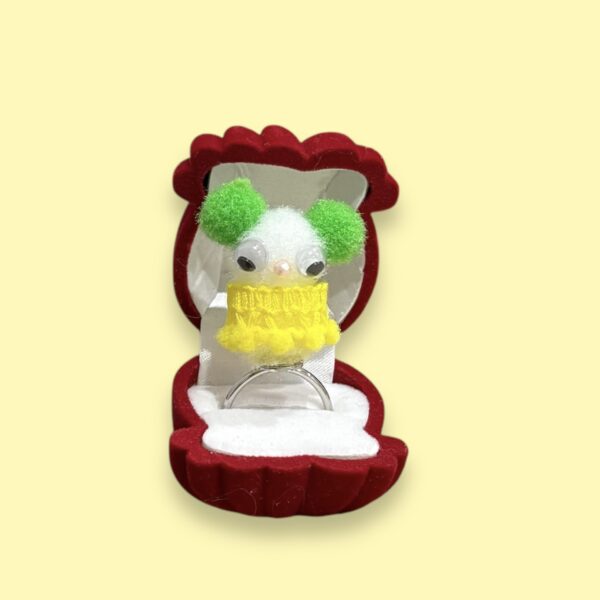 little monster ring by pinkduck handmade