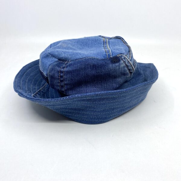 Blue denim bucket hat by Judith Scott Upcycling