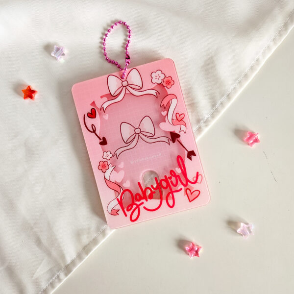 Babygirl Acrylic Photocard Holder by Zellies Koi Pond