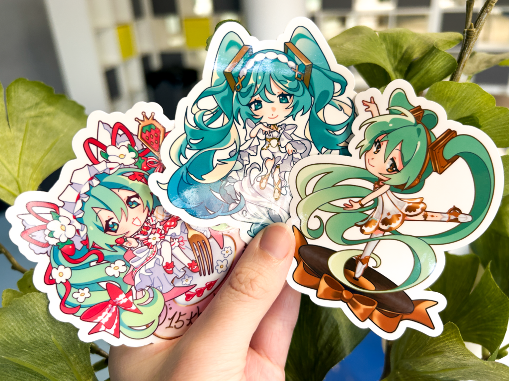 Miku Vinyl Sticker by Raemiie | in.cube8r