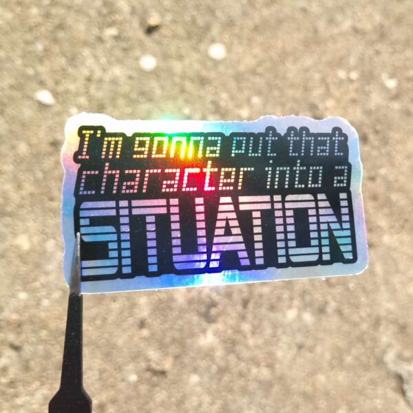 Situation Sticker by Pretty Fly For A Shy Guy