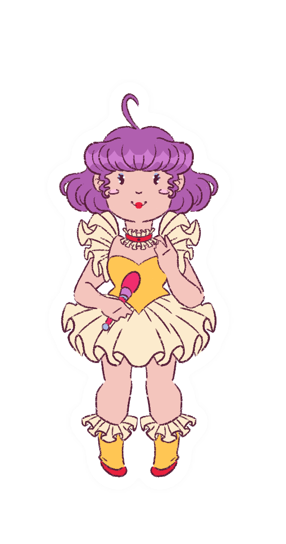 Retro Magical girls sticker pack | HEXcellent Art Retro Magical girls sticker pack | HEXcellent Art - Image 2