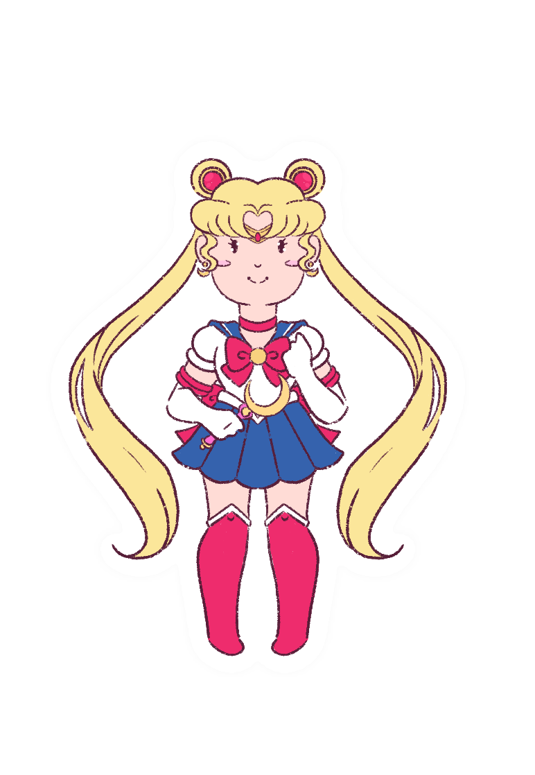 Retro Magical girls sticker pack | HEXcellent Art Retro Magical girls sticker pack | HEXcellent Art
