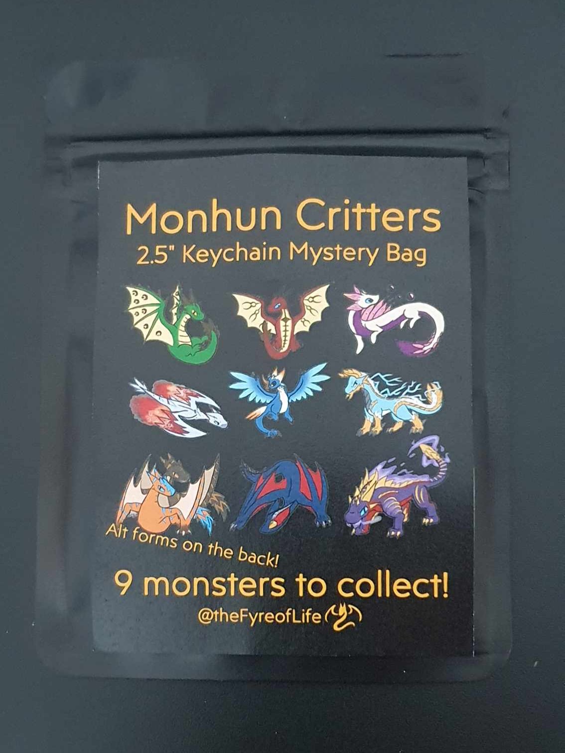 Monster Hunter Critters Acrylic Keychain Mystery Pack by The Fyre of Life Monster Hunter Critters Acrylic Keychain Mystery Pack by The Fyre of Life