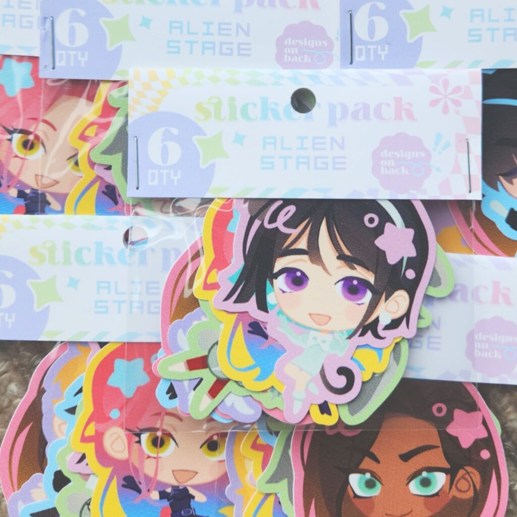 Alien Stage sticker pack by KOVMI | in.cube8r