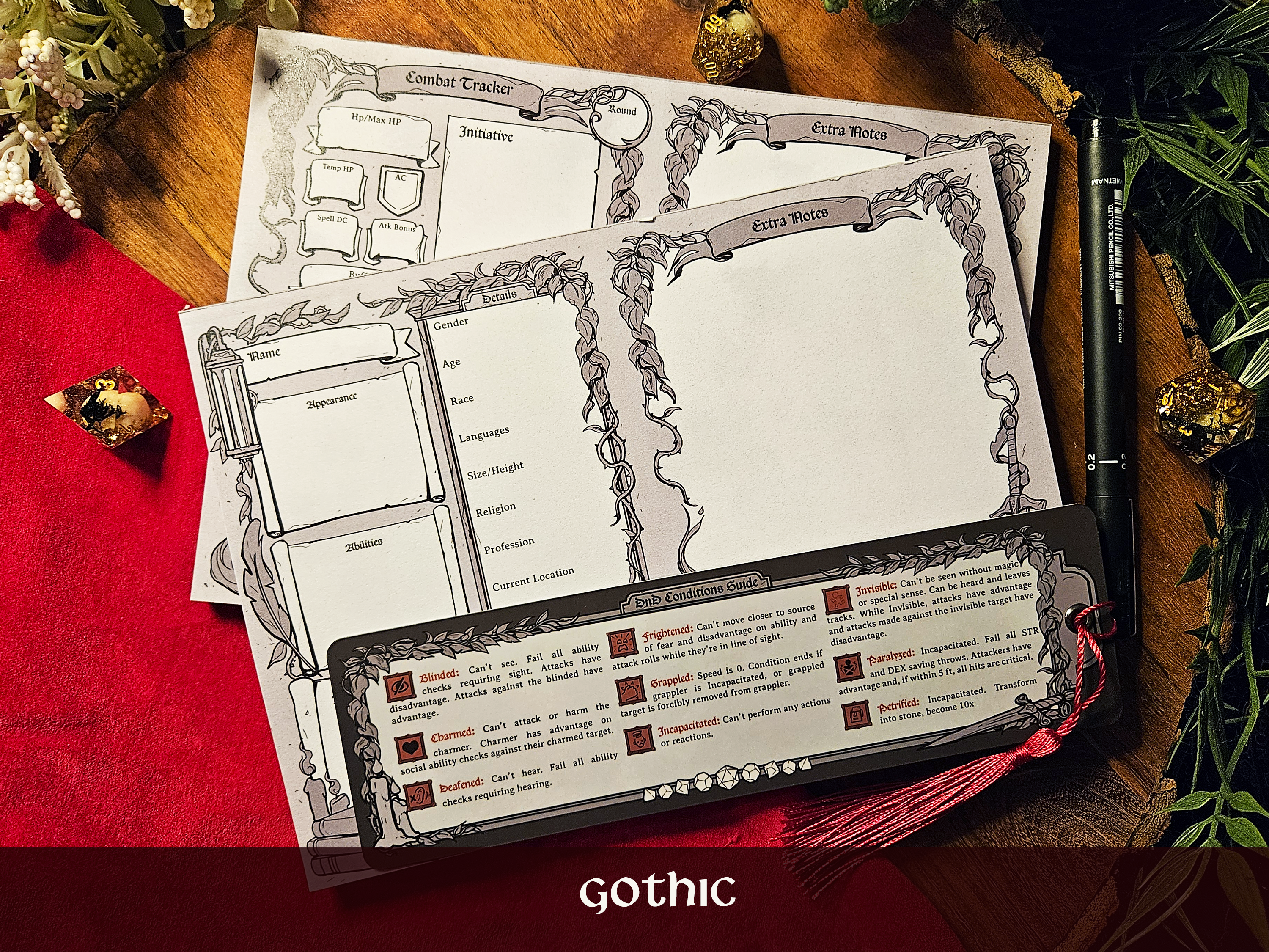 DnD Stationery Bundle - Adventurer's Version by The Gilded Tabletop DnD Stationery Bundle - Adventurer's Version by The Gilded Tabletop - Image 7