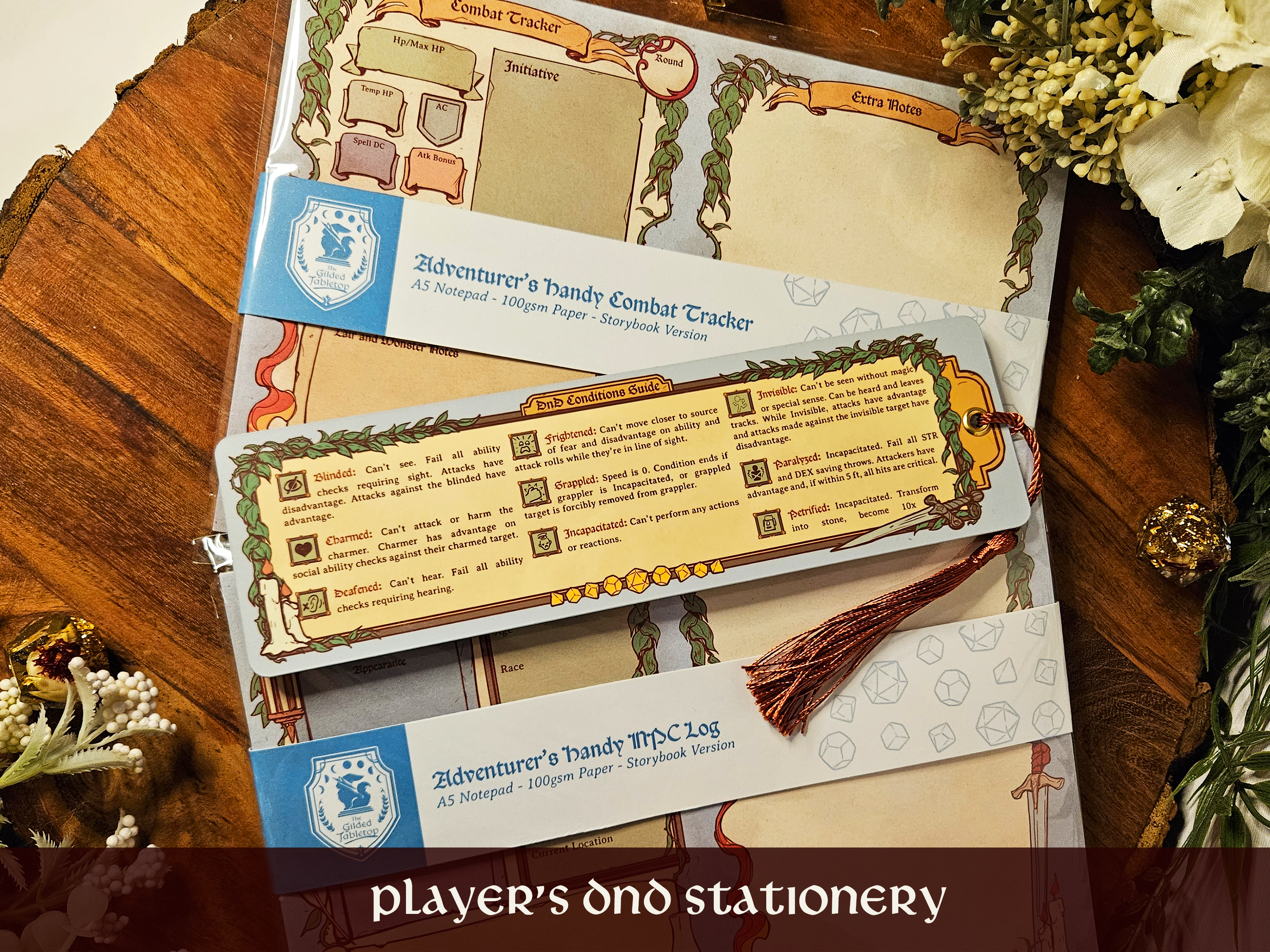 DnD Stationery Bundle - Adventurer's Version by The Gilded Tabletop DnD Stationery Bundle - Adventurer's Version by The Gilded Tabletop
