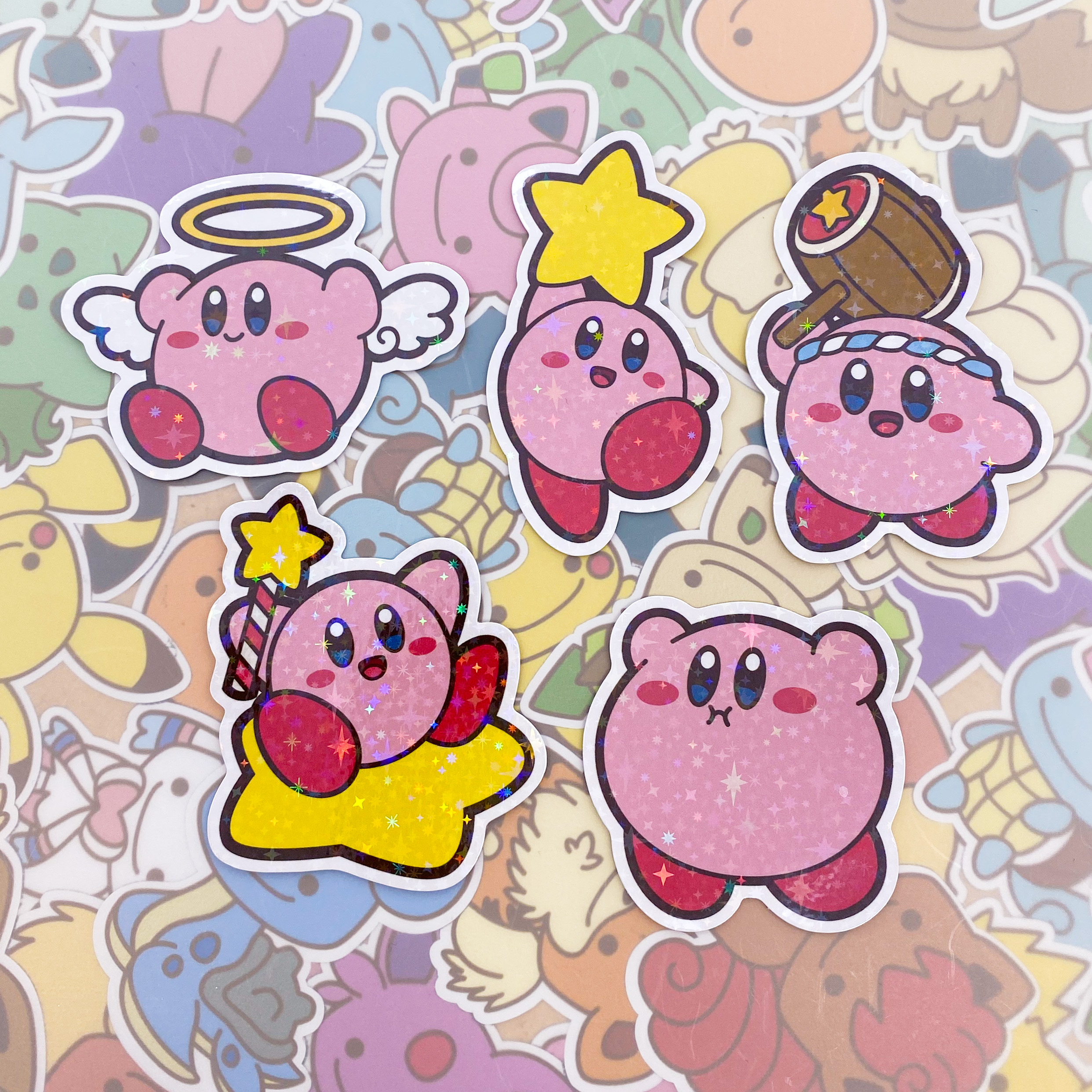 Kirby Sticker Pack by Jolli Creations | in.cube8r