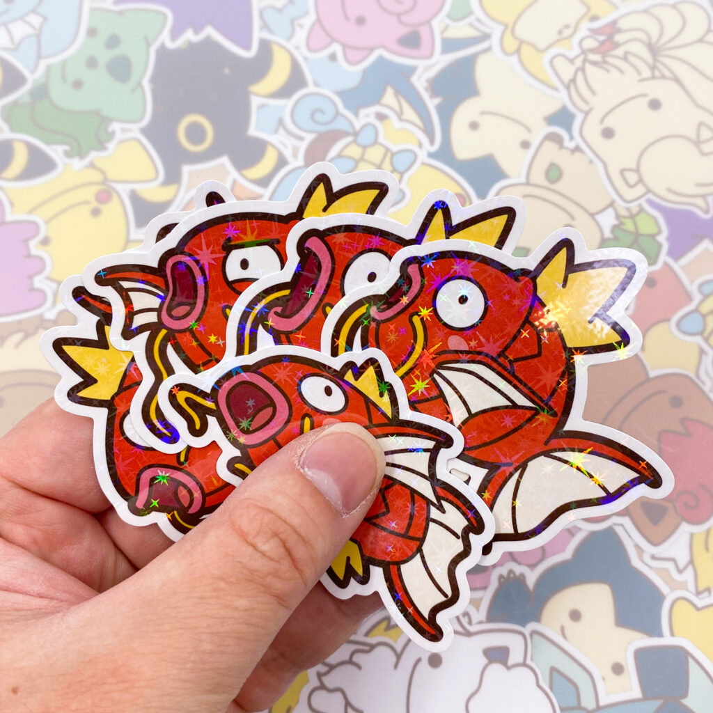 Magikarp Sticker Pack by Jolli Creations | in.cube8r