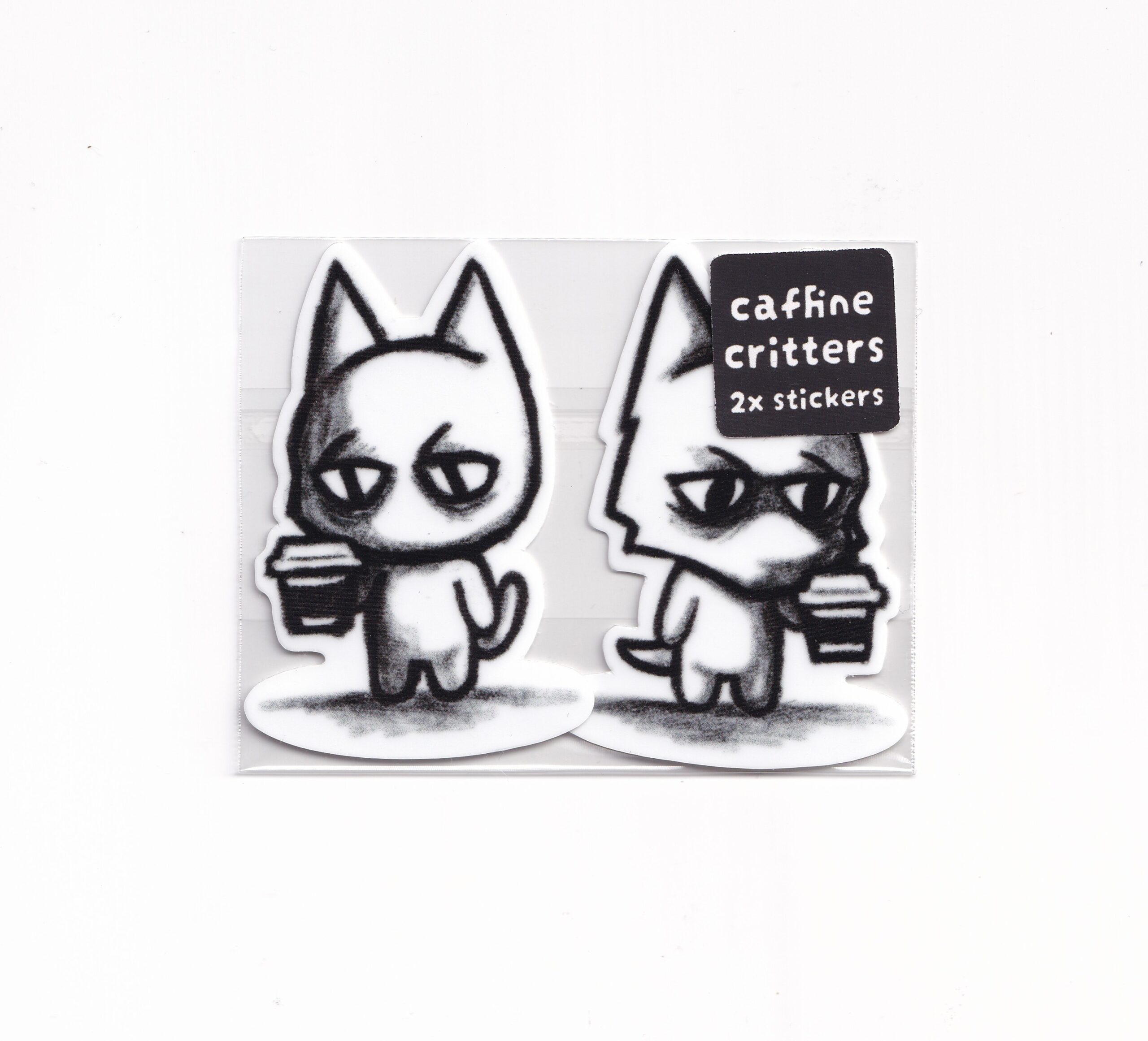 Caffeine Critters Sticker Pack by NERVOUS GHOST Caffeine Critters Sticker Pack by NERVOUS GHOST
