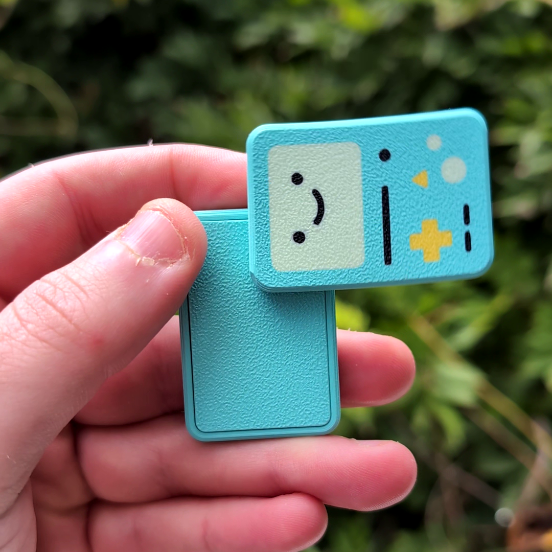 BMO Haptic Fidget slider! 3 types; smiley, winky and sleepy BMO! by wookieeprint BMO Haptic Fidget slider! 3 types; smiley, winky and sleepy BMO! by wookieeprint - Image 2