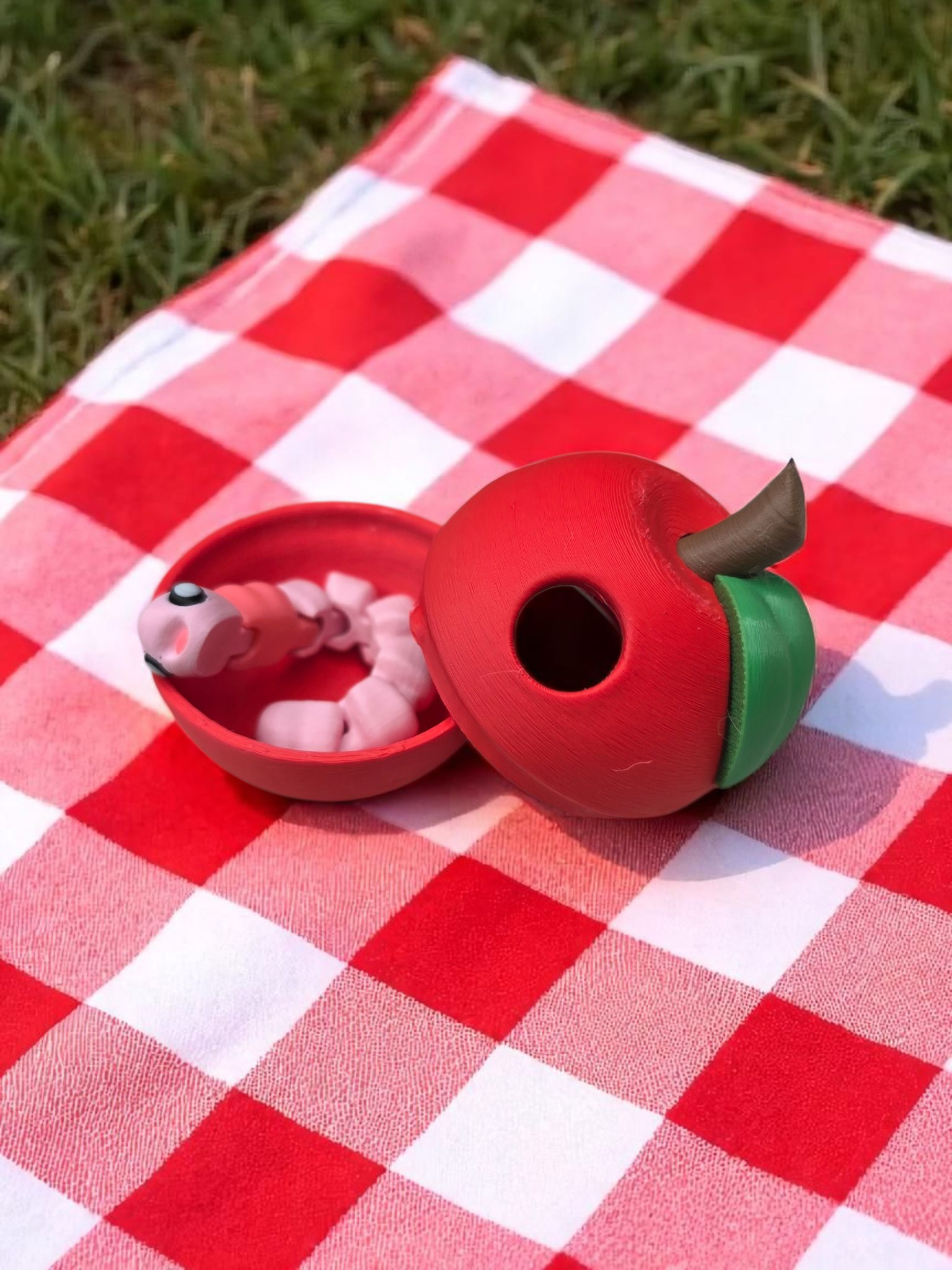 Worm In An Apple by 3D Creation Cove Worm In An Apple by 3D Creation Cove - Image 4