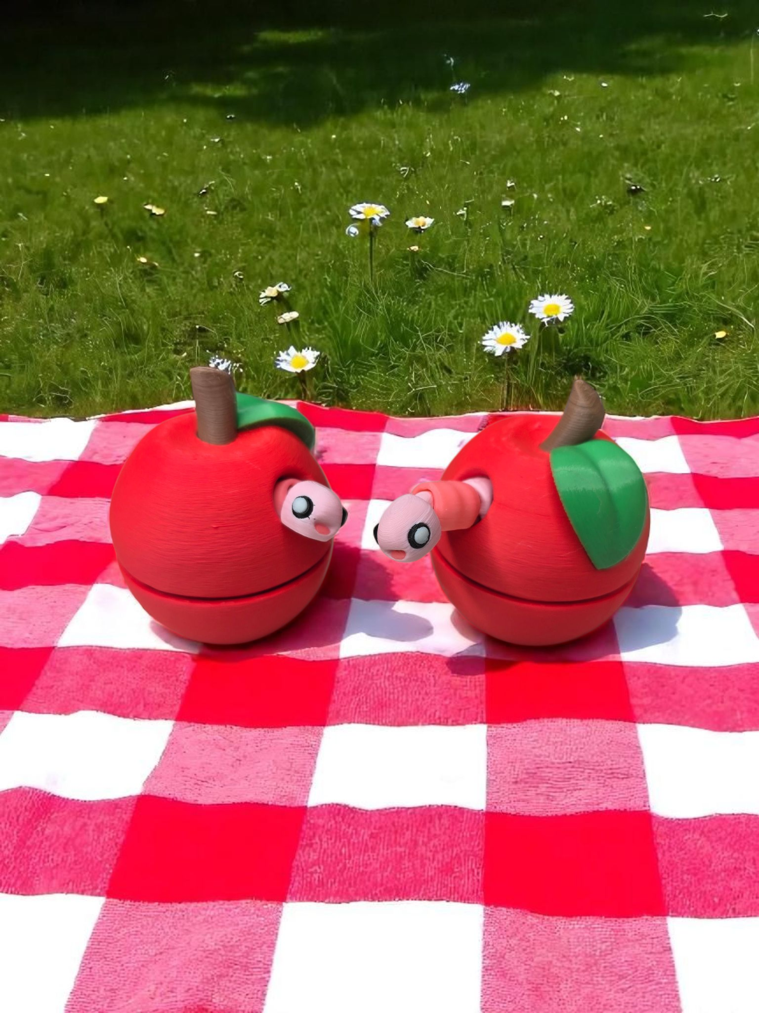 Worm In An Apple by 3D Creation Cove Worm In An Apple by 3D Creation Cove - Image 2