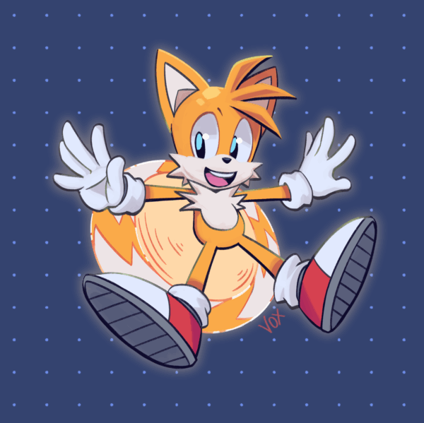 Tails The Fox Acrylic Charm - voxollous | in.cube8r