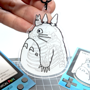 Totoro Anatomy Acrylic Studio Ghibli Keychain by MechanicalPen