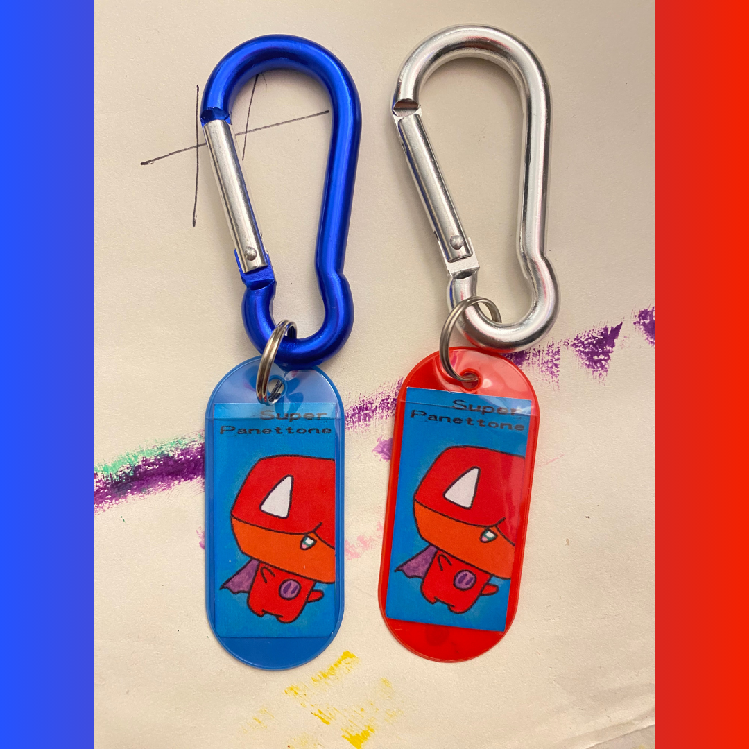 'SUPeR PaNeTToNE’ V.1 Vinyl Keychain by Nathaniel