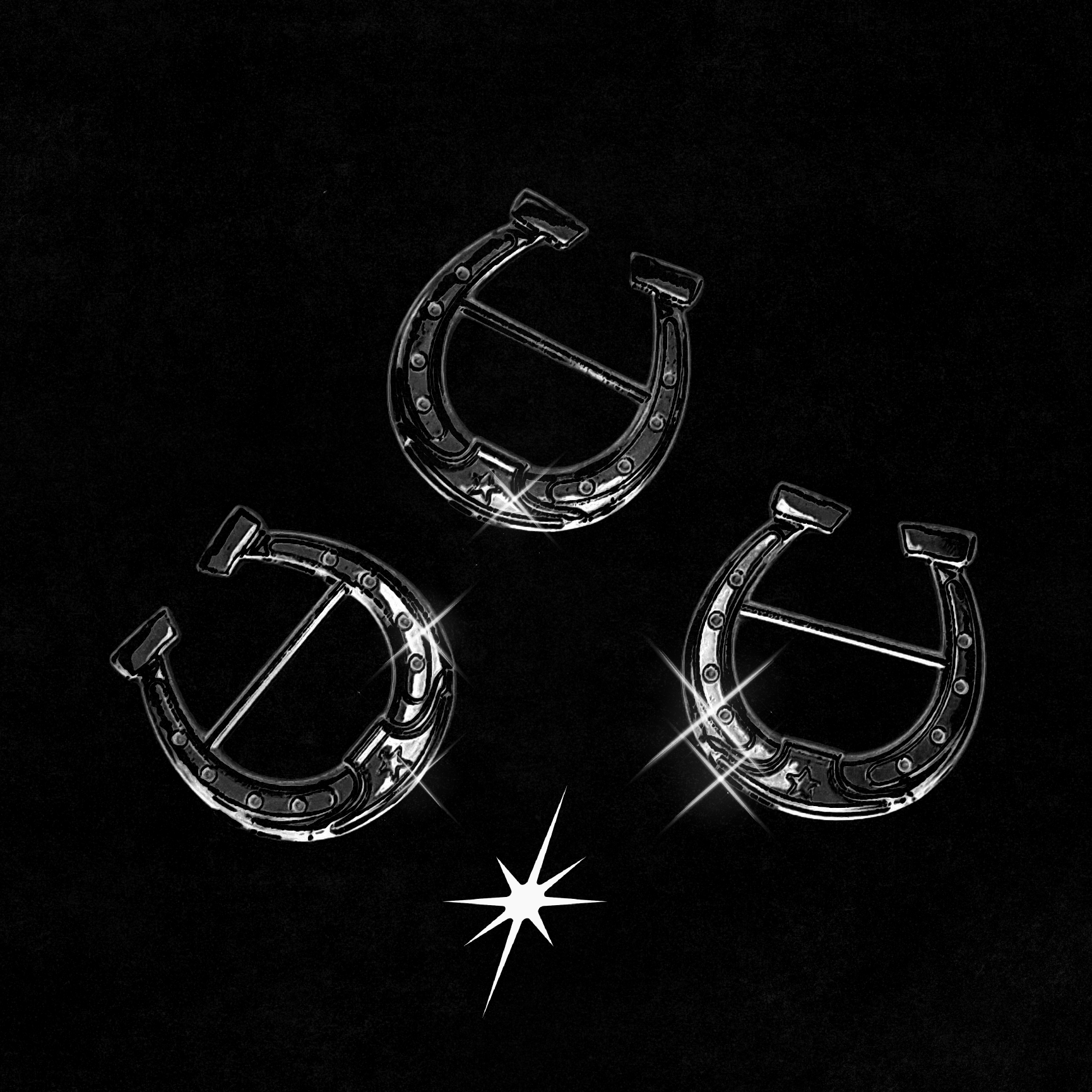 Metal Horseshoe Tie Charm by Noahdea.art Metal Horseshoe Tie Charm by Noahdea.art - Image 8