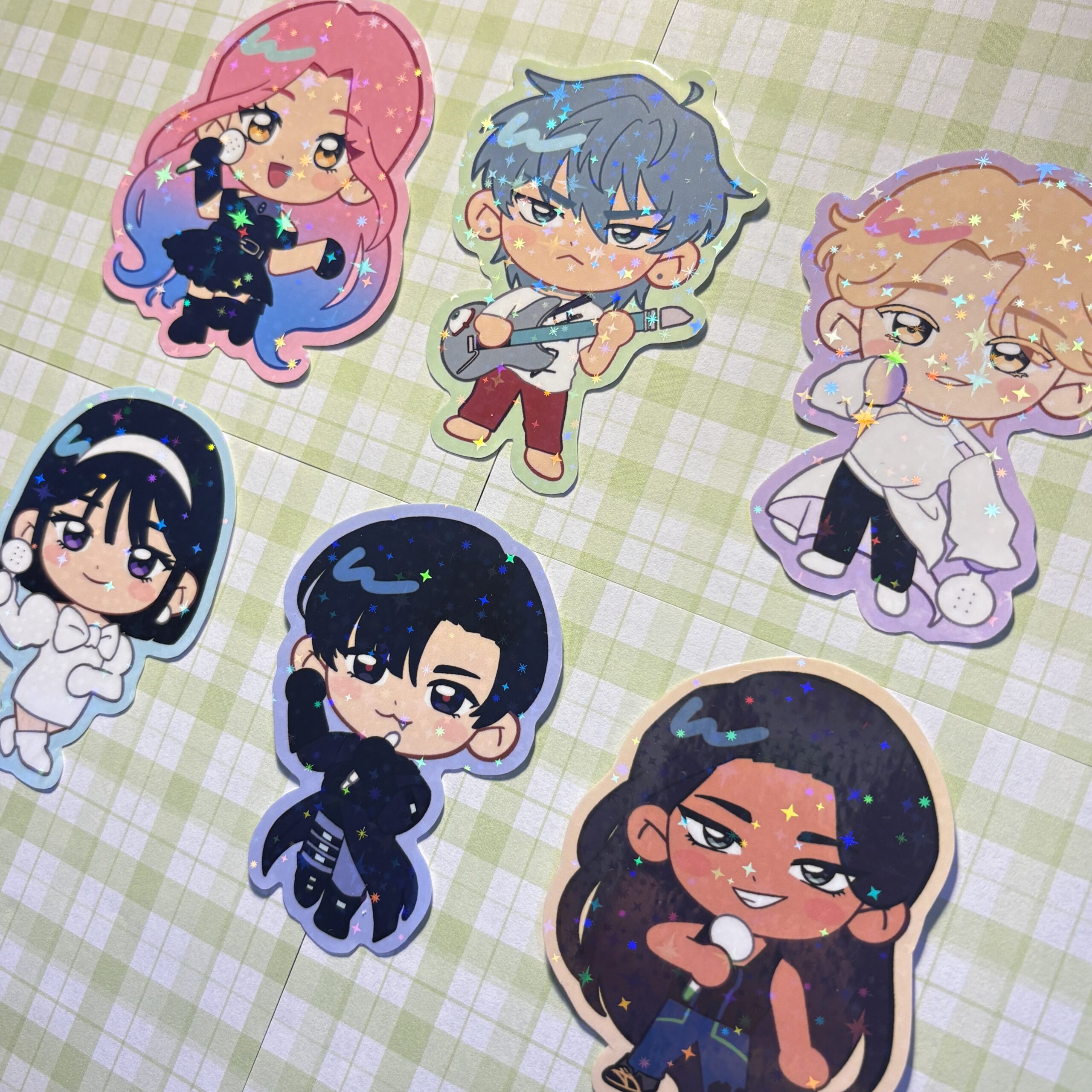 ALIEN STAGE holographic vinyl sticker by pinkjuiceboxes | in.cube8r