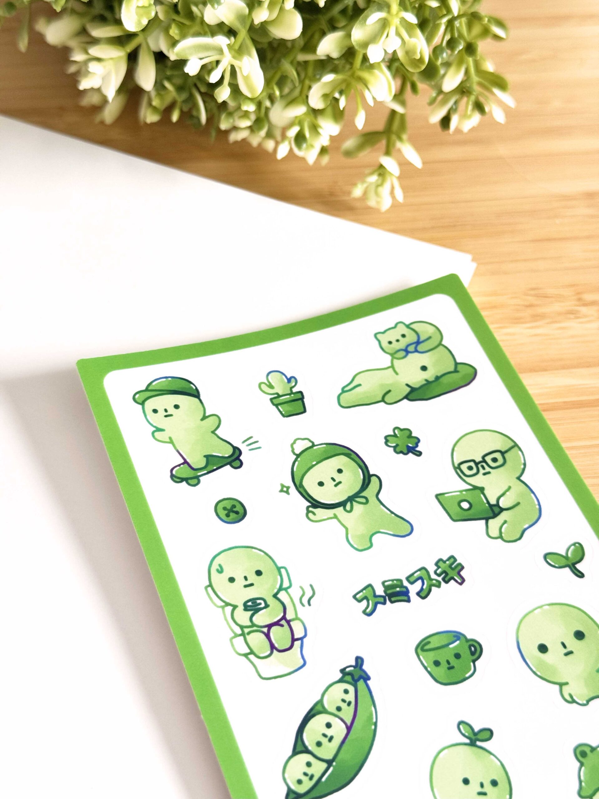 Daily Life of a Smiski Sticker Sheet by Shiku Designs | in.cube8r