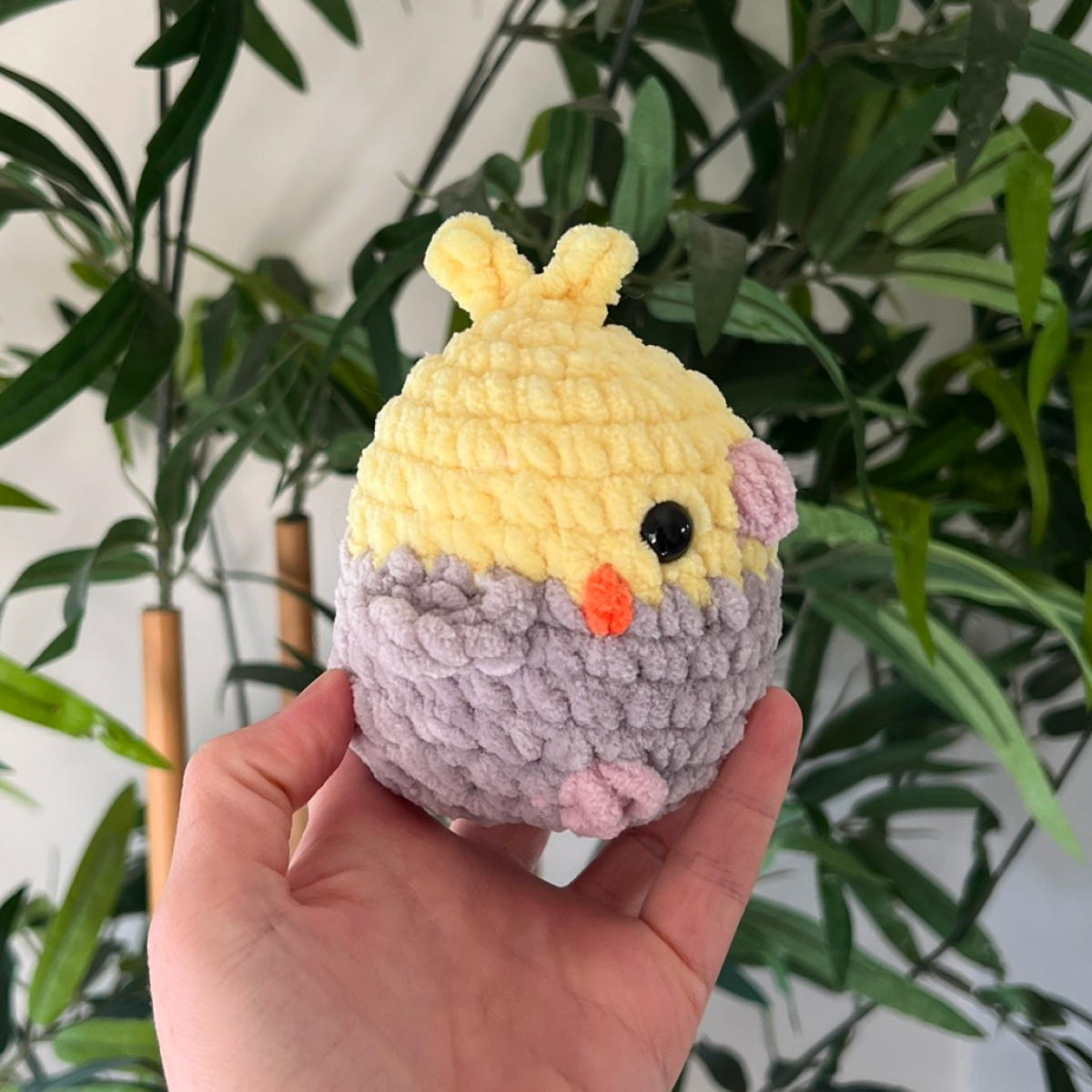 Cockatiel Crochet Plushie Bird by 53stitches Cockatiel Crochet Plushie Bird by 53stitches - Image 2