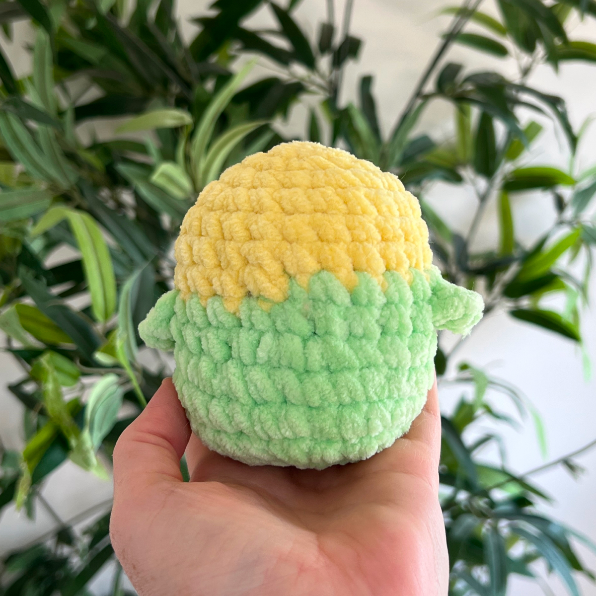 Green Budgie Crochet Plushie Bird by 53stitches Green Budgie Crochet Plushie Bird by 53stitches - Image 3