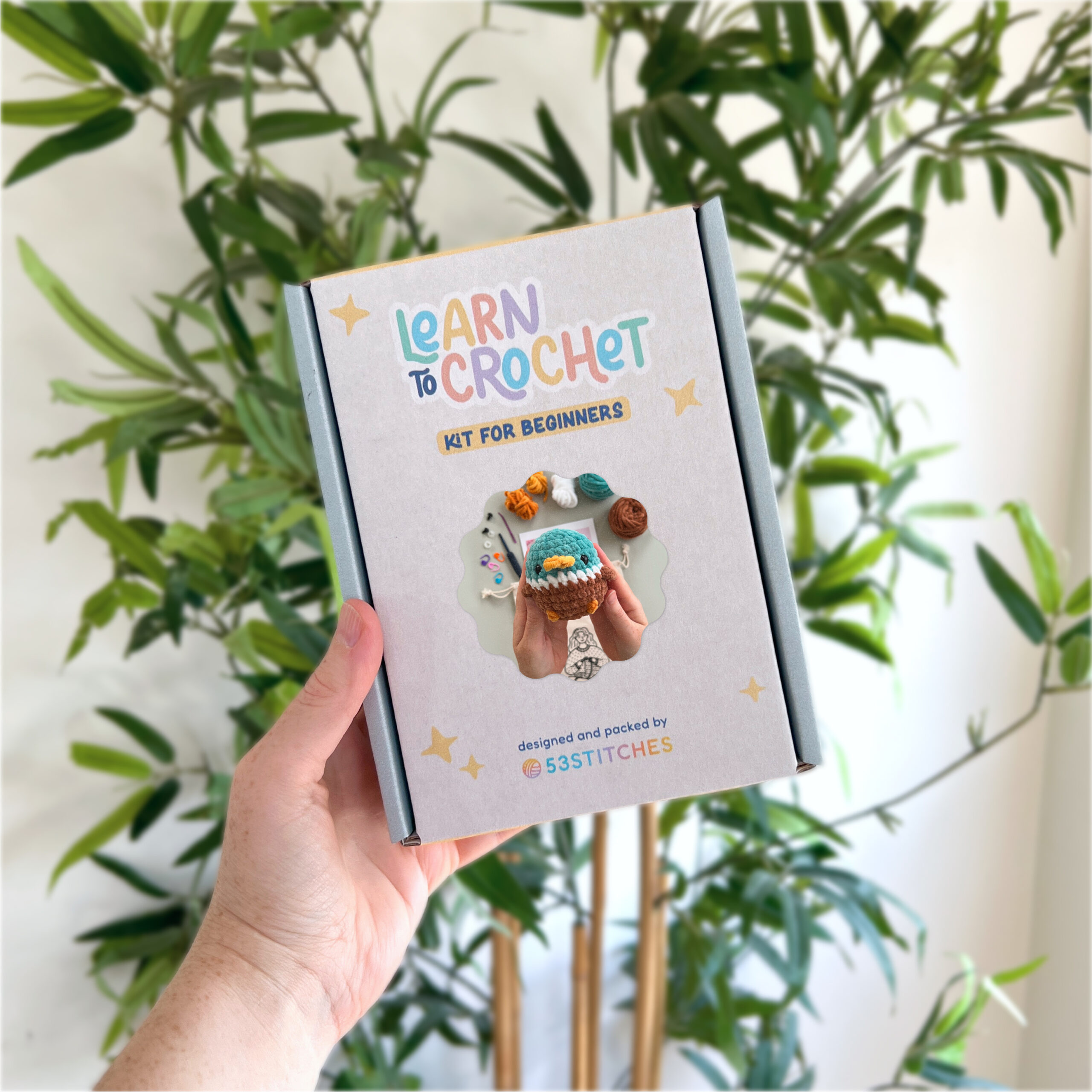 Learn to Crochet Duck Plushie Kit by 53stitches Learn to Crochet Duck Plushie Kit by 53stitches