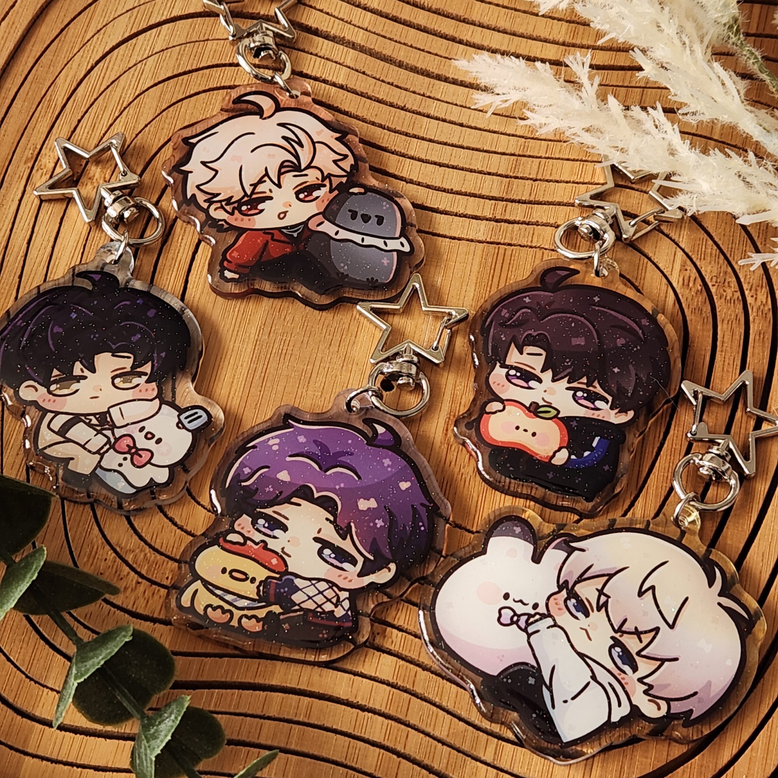 Love and Deepspace Acrylic Charms by Nanshii Studios Love and Deepspace Acrylic Charms by Nanshii Studios
