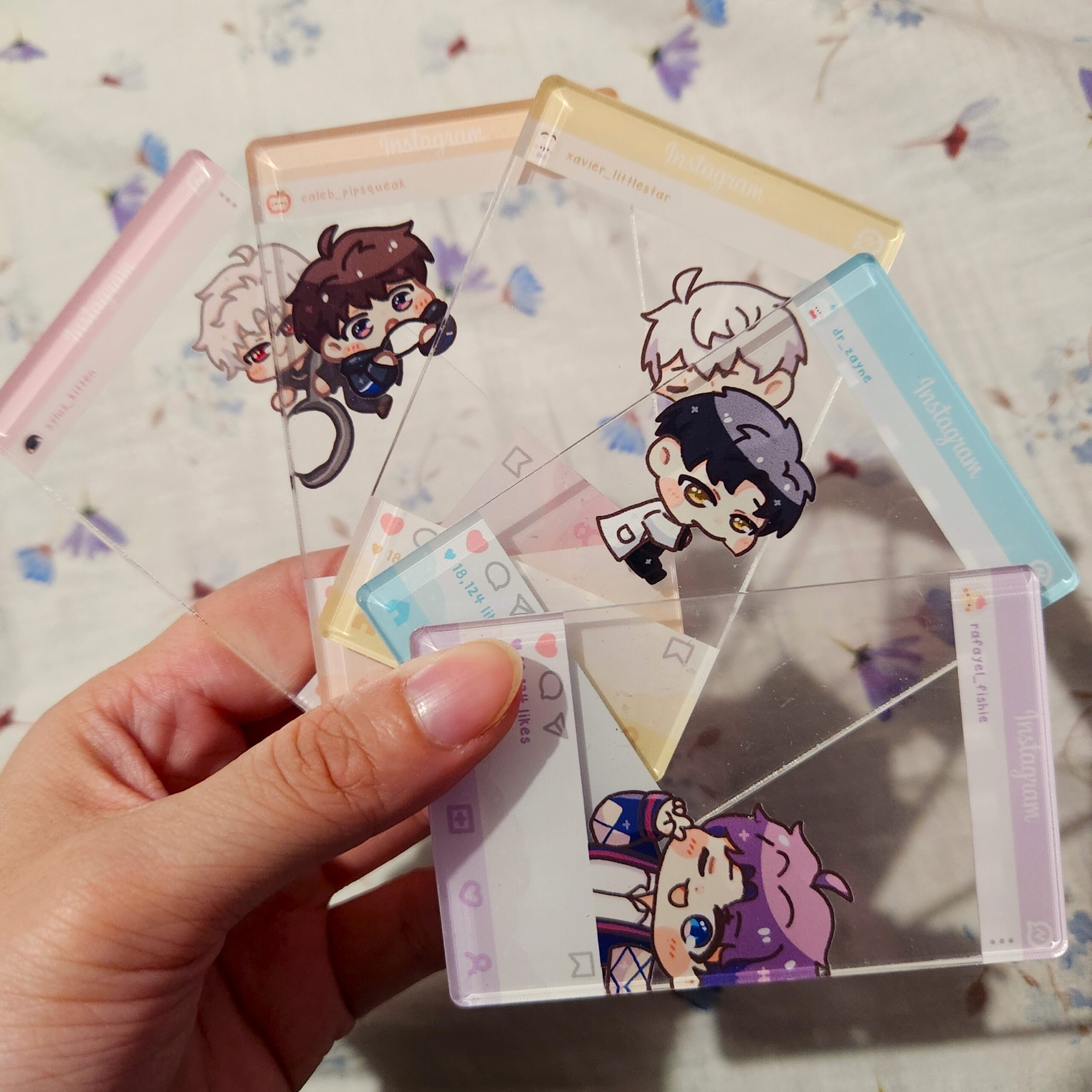 Love and Deepspace Acrylic Photocards by Nanshii Studios Love and Deepspace Acrylic Photocards by Nanshii Studios