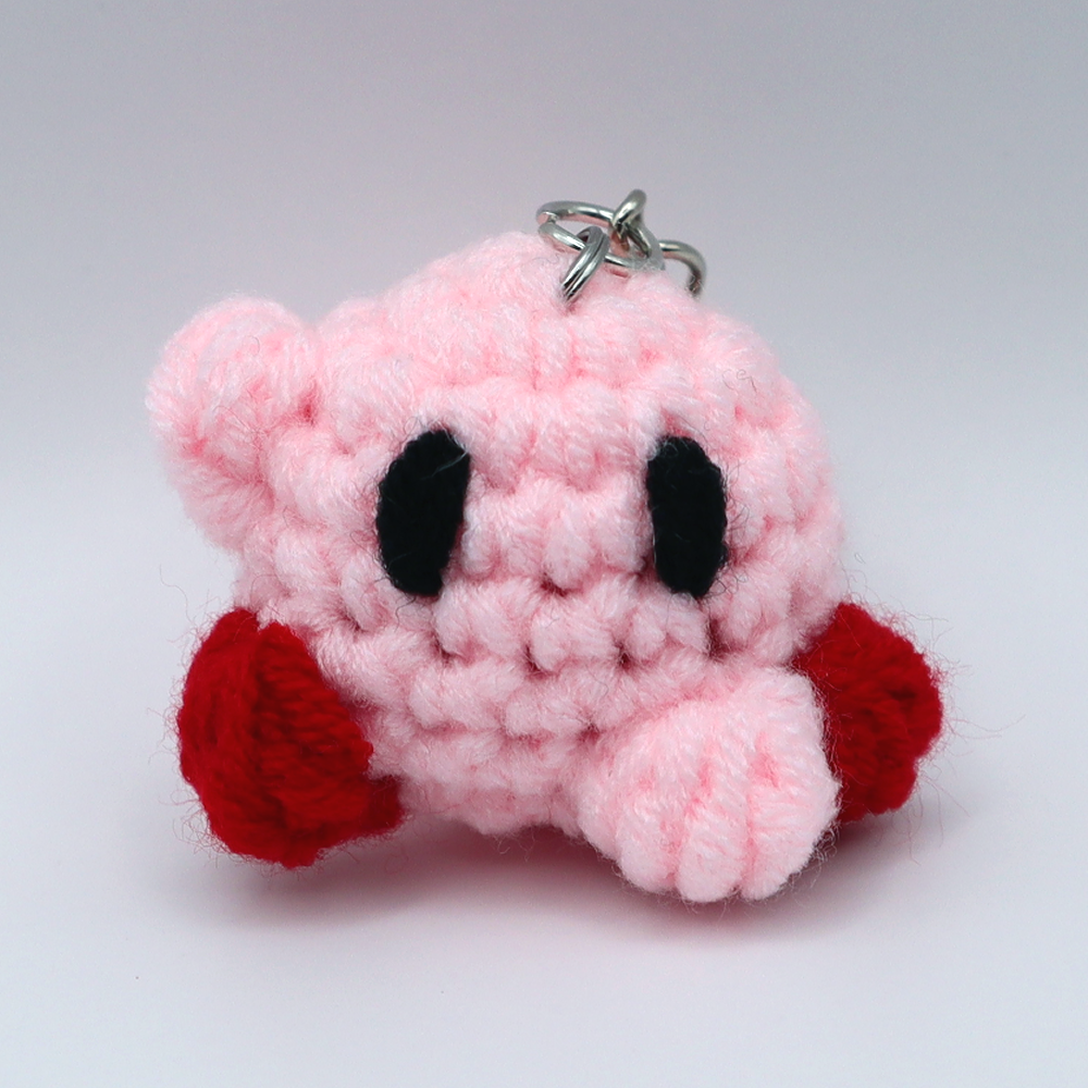 Crochet Kirby Keychain Blind Bag by Bree Halo's Art & Craft Crochet Kirby Keychain Blind Bag by Bree Halo's Art & Craft