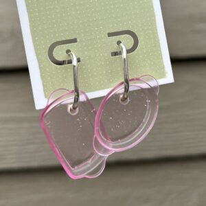 alittlecoy bakers stud hoop earrings