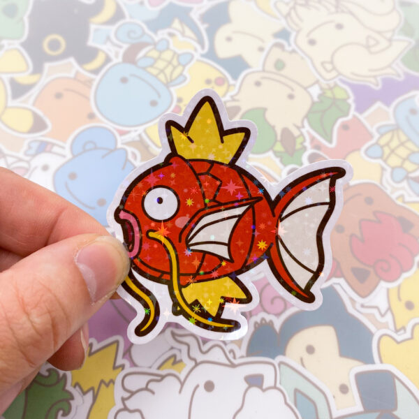 Magikarp Single sticker by Jolli Creations | in.cube8r