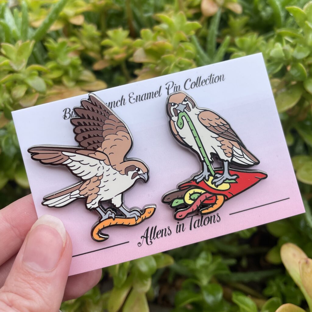 Finch Talons Allens In Talons Enamel Pin Set - By Hyper Finch | in.cube8r
