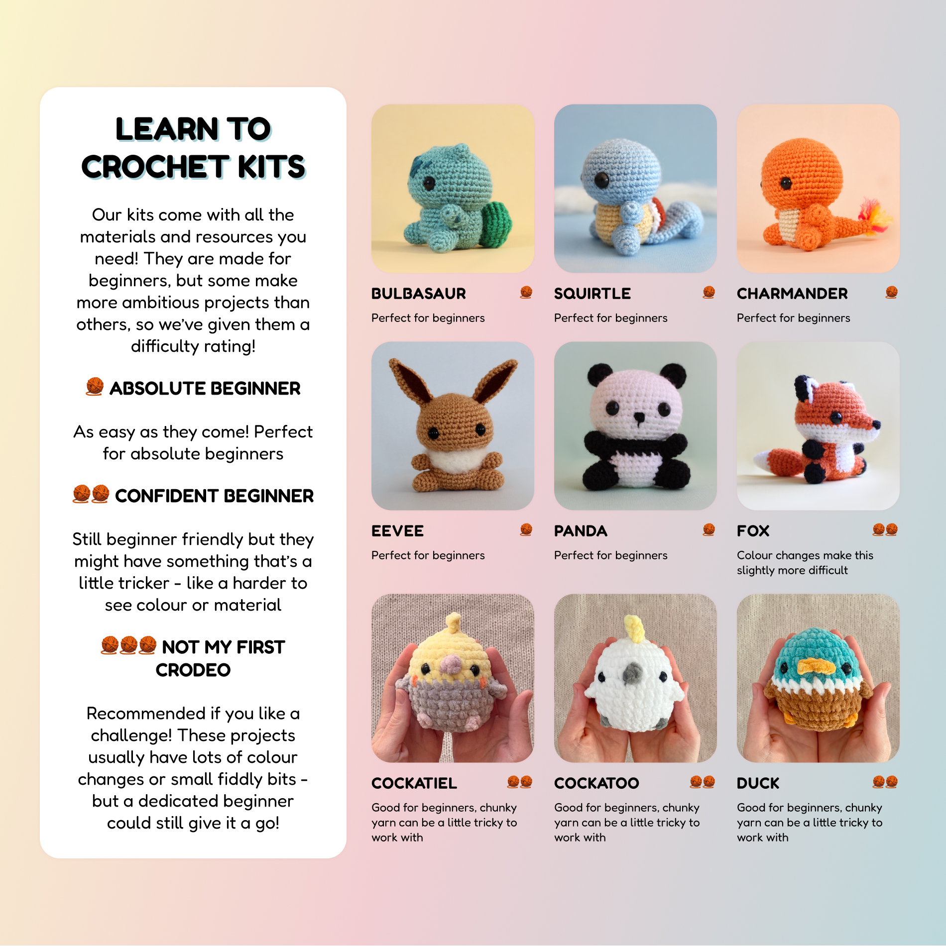 Learn to Crochet Duck Plushie Kit by 53stitches Learn to Crochet Duck Plushie Kit by 53stitches - Image 6