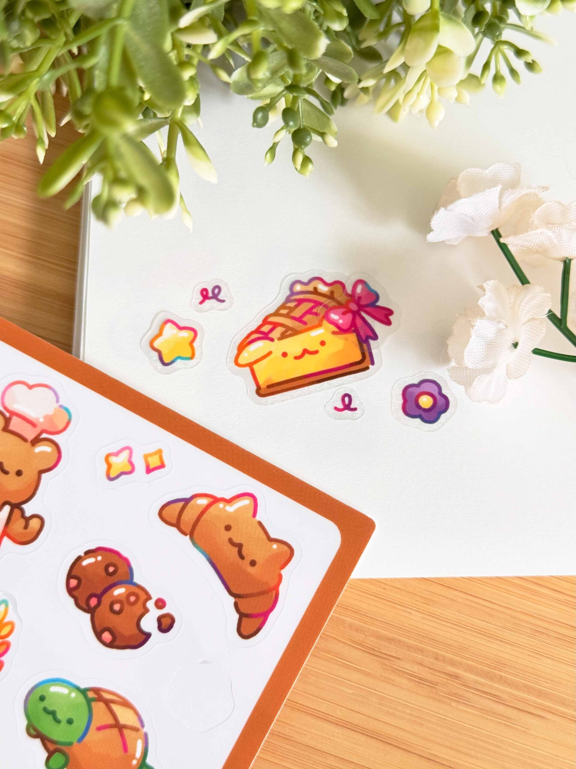 Bakery Bites Sticker Sheet by Shiku Designs - in.cube8r