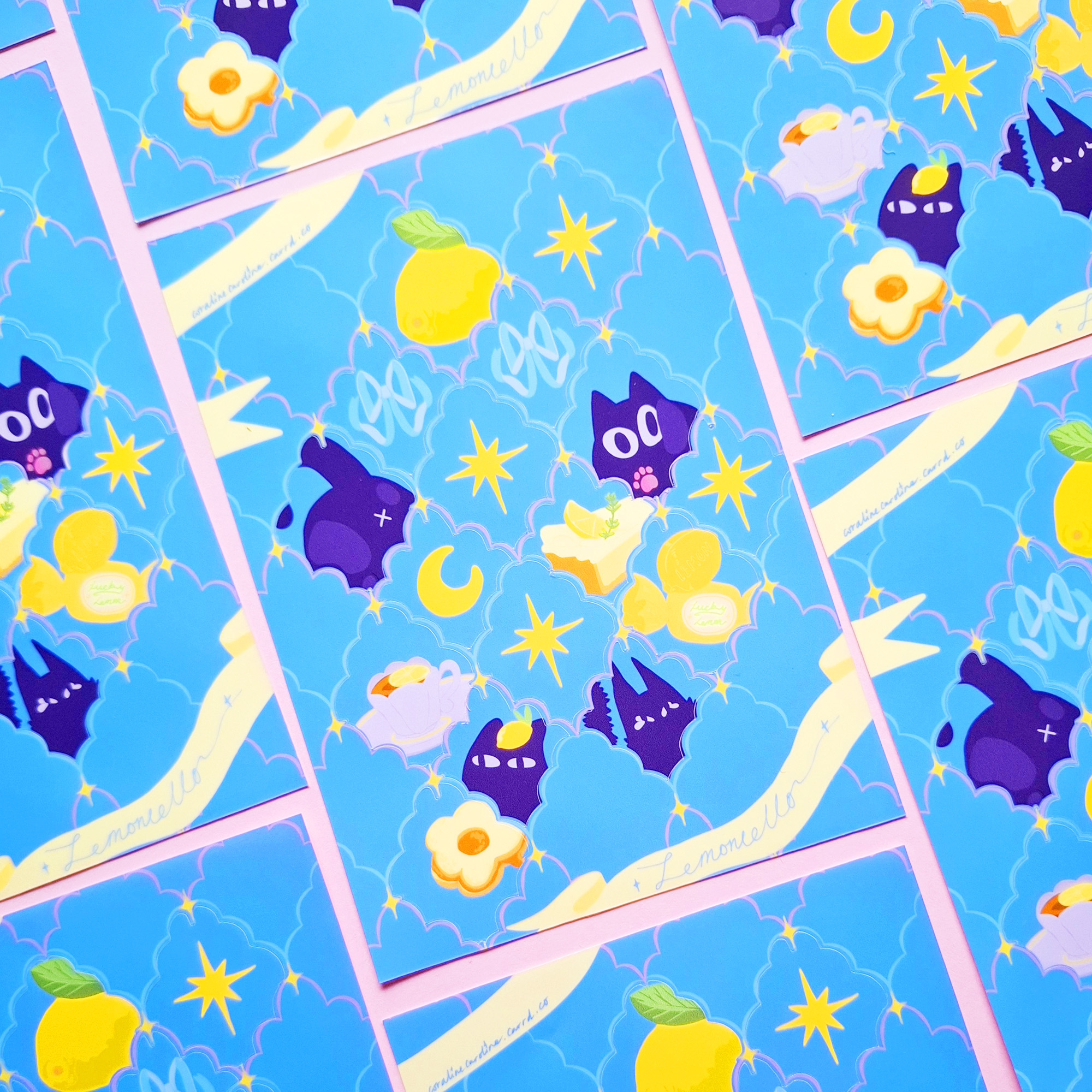 [Sticker Sheet] Lemoncello by Coraline Caroline | in.cube8r
