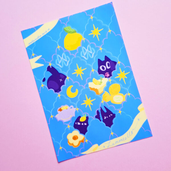 [Sticker Sheet] Lemoncello by Coraline Caroline | in.cube8r