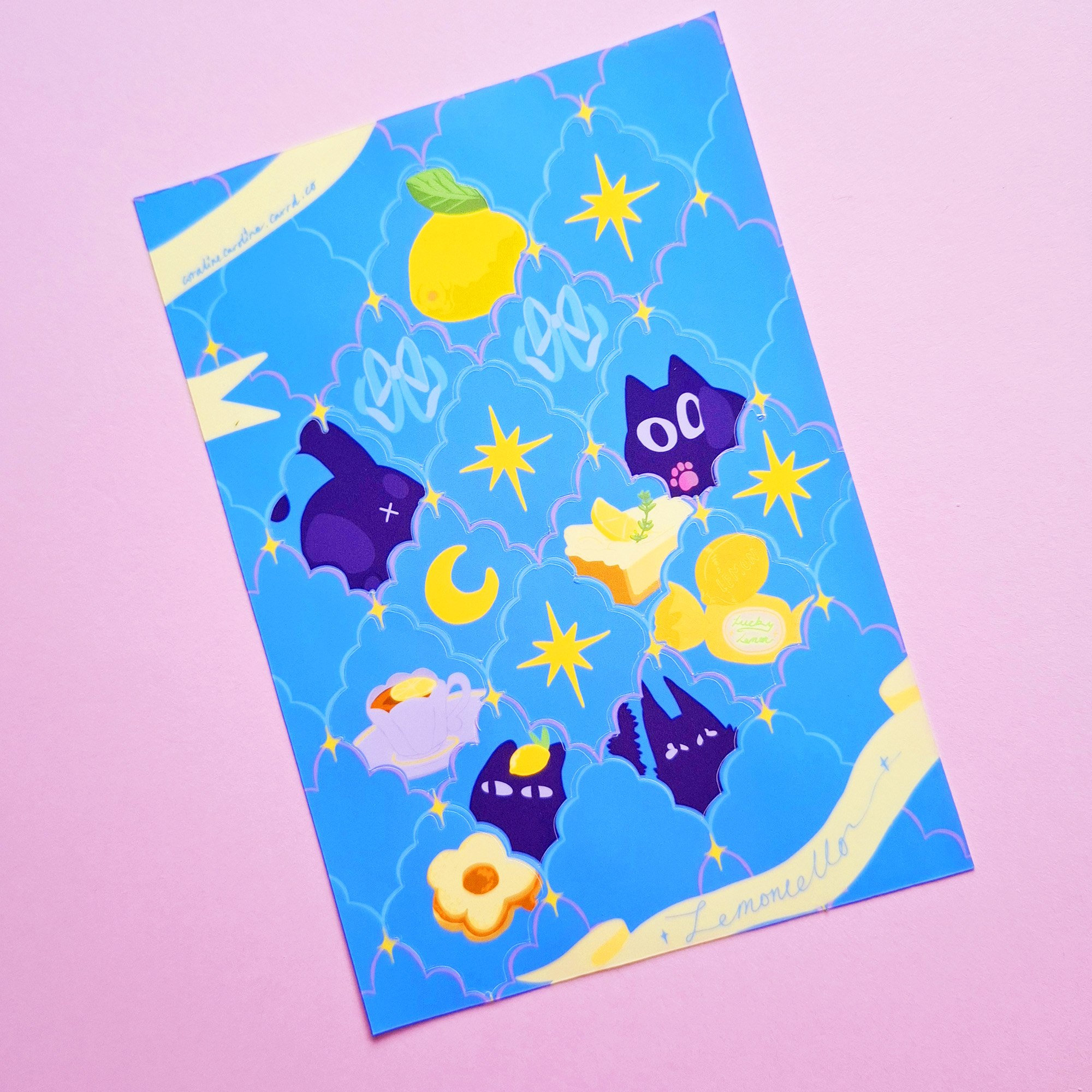 [Sticker Sheet] Lemoncello by Coraline Caroline | in.cube8r