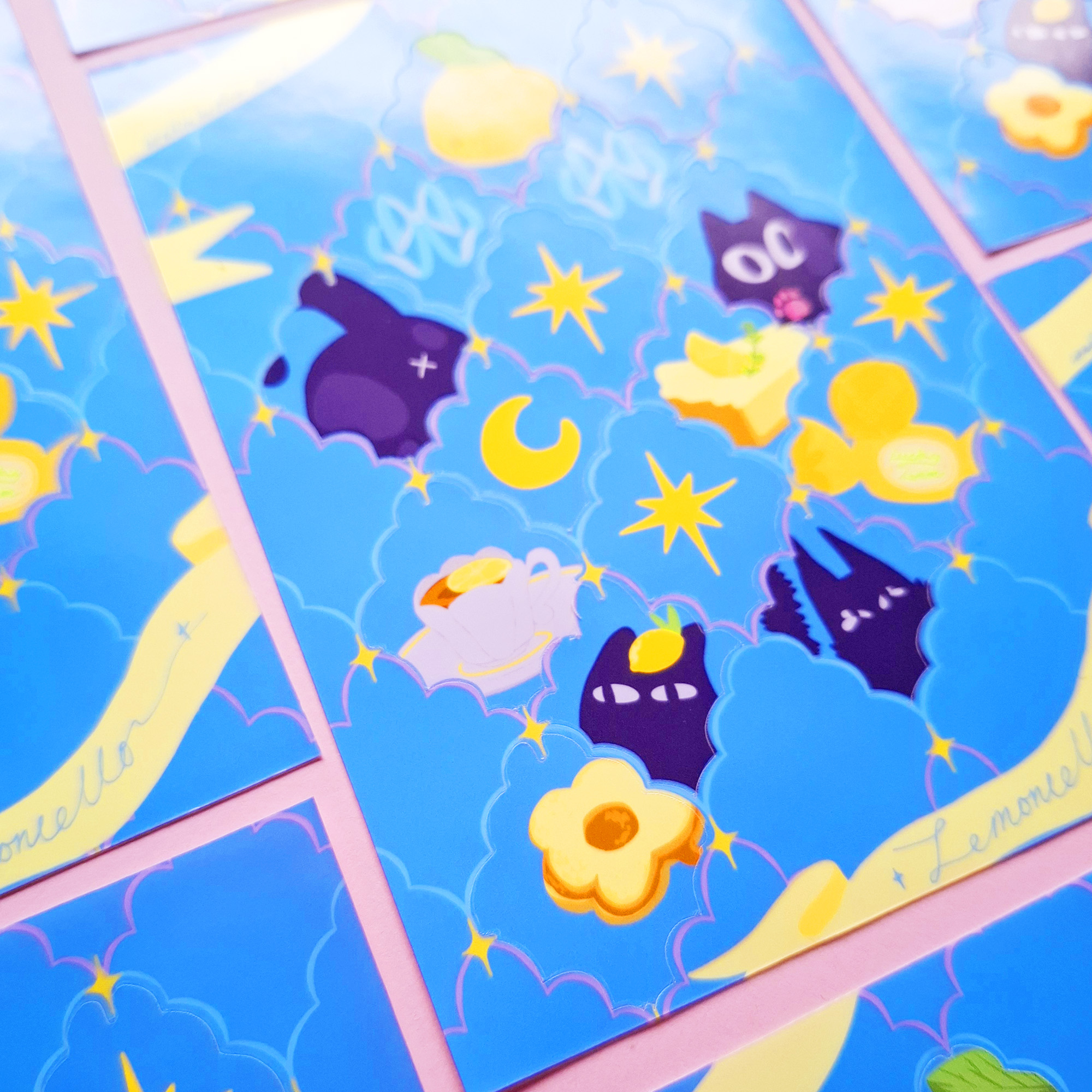 [Sticker Sheet] Lemoncello by Coraline Caroline | in.cube8r