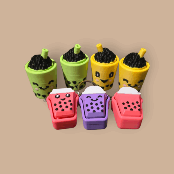 Boba Tea Mechanical Switch Keyboard Fidget Clicker Toy by 3D Creation ...