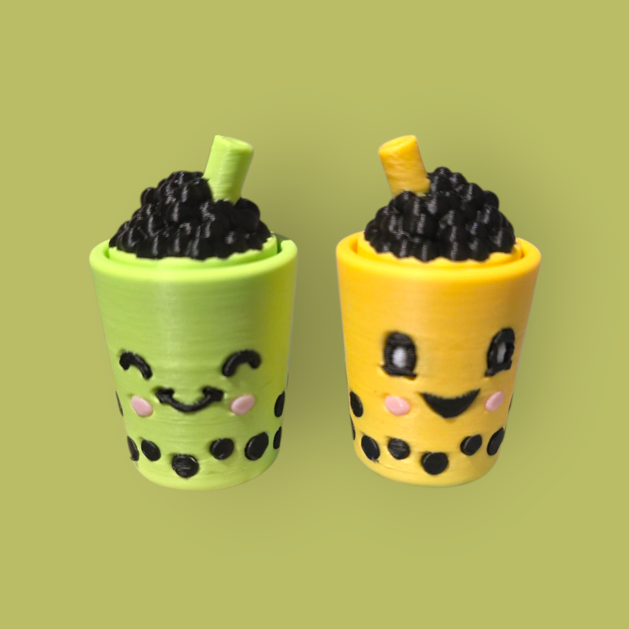 Boba Tea Mechanical Switch Keyboard Fidget Clicker Toy by 3D Creation ...