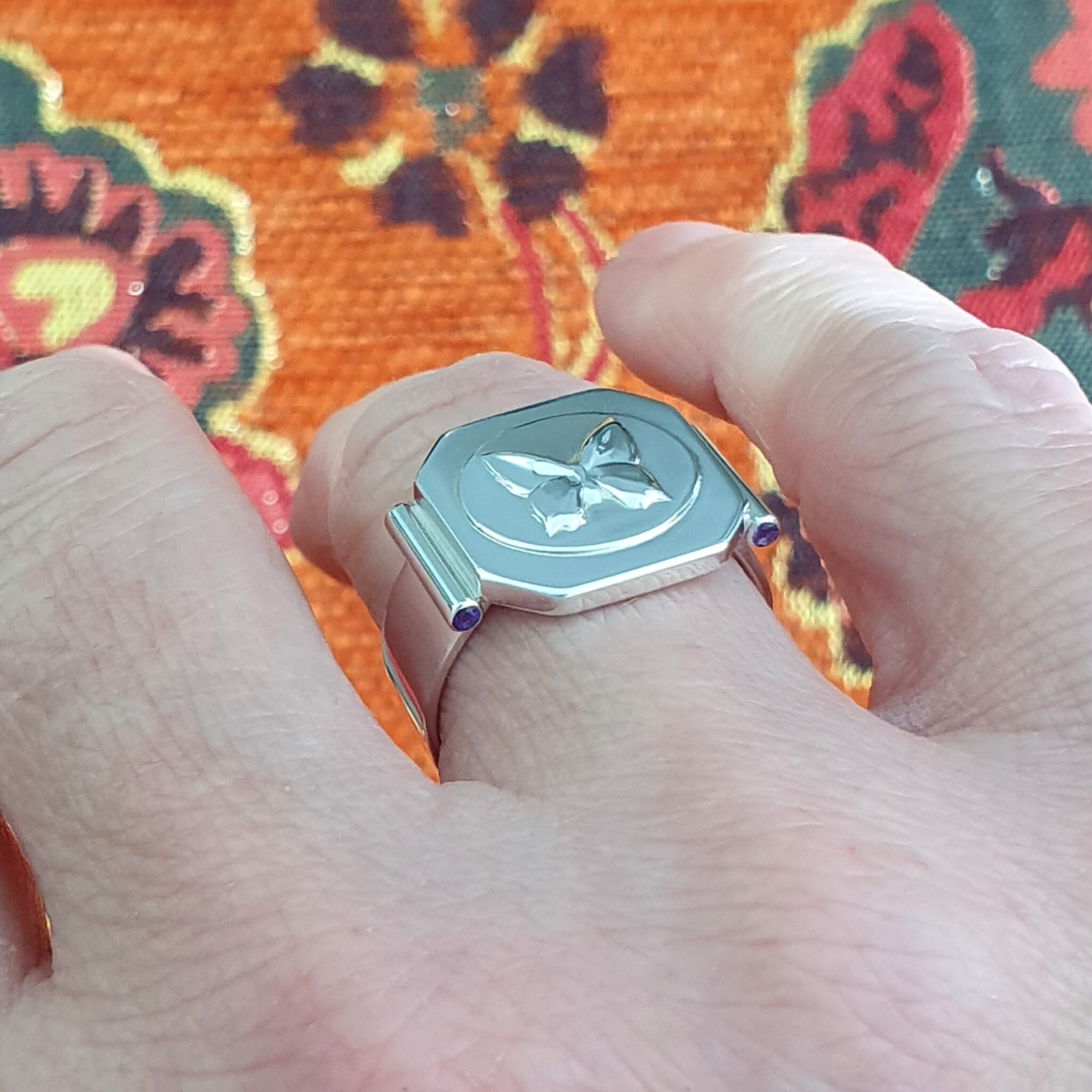 Moonlight Mysteries Celtic Triquetra Ring - Sterling Silver Trinity Knot Band, Narrow Goddess Symbol Ring, Sizes 4-15 - View #7