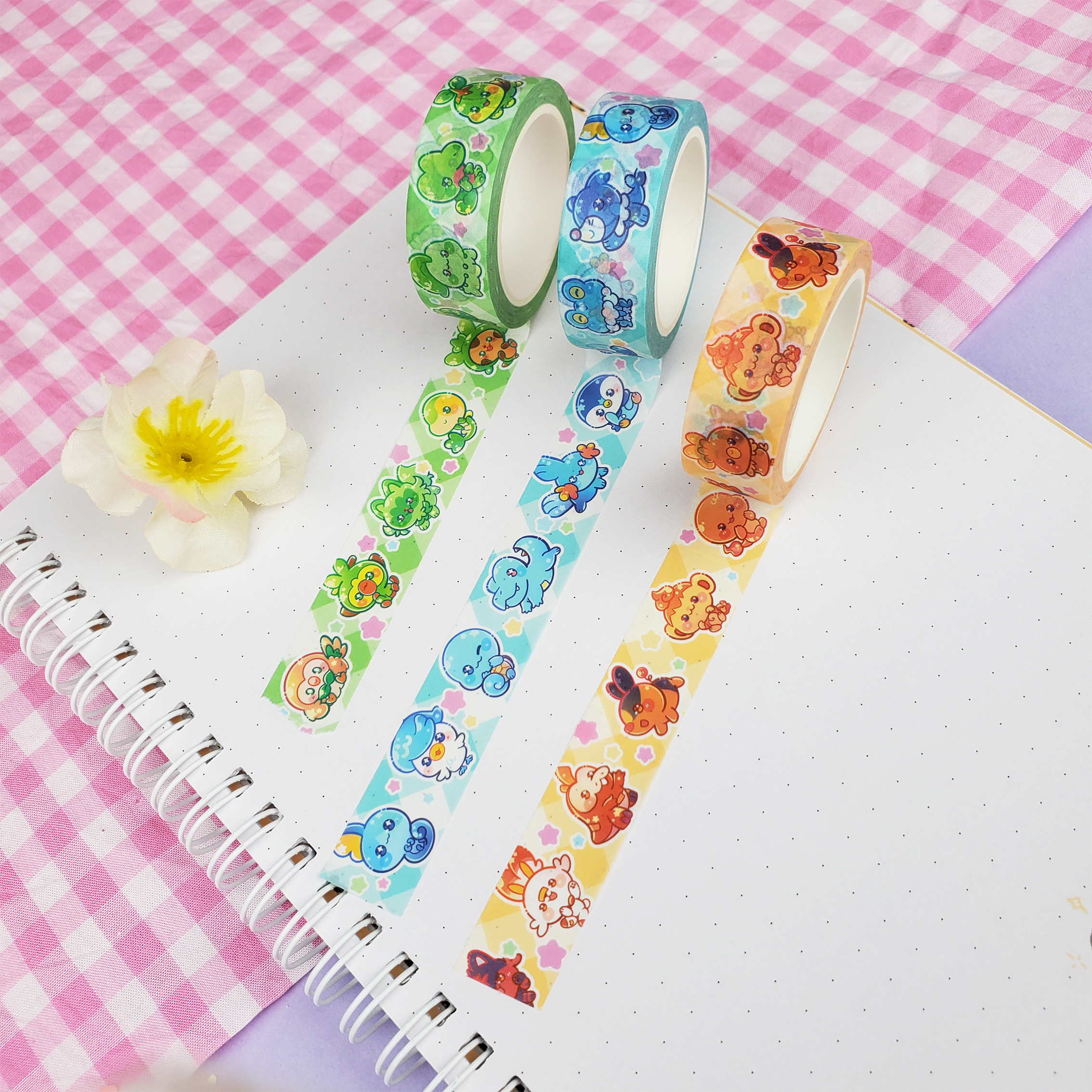 Pokemon Starter Washi Tape by BotTwins Pokemon Starter Washi Tape by BotTwins