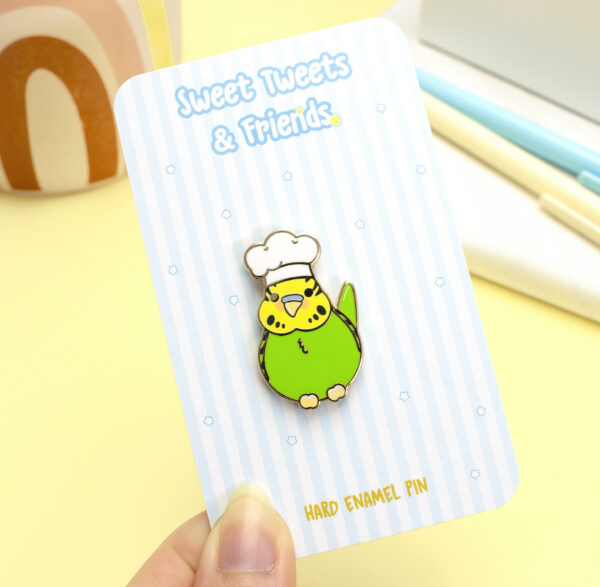 Chef Pin Little Chef, Enamel Pin by Chibi Pins | in.cube8r