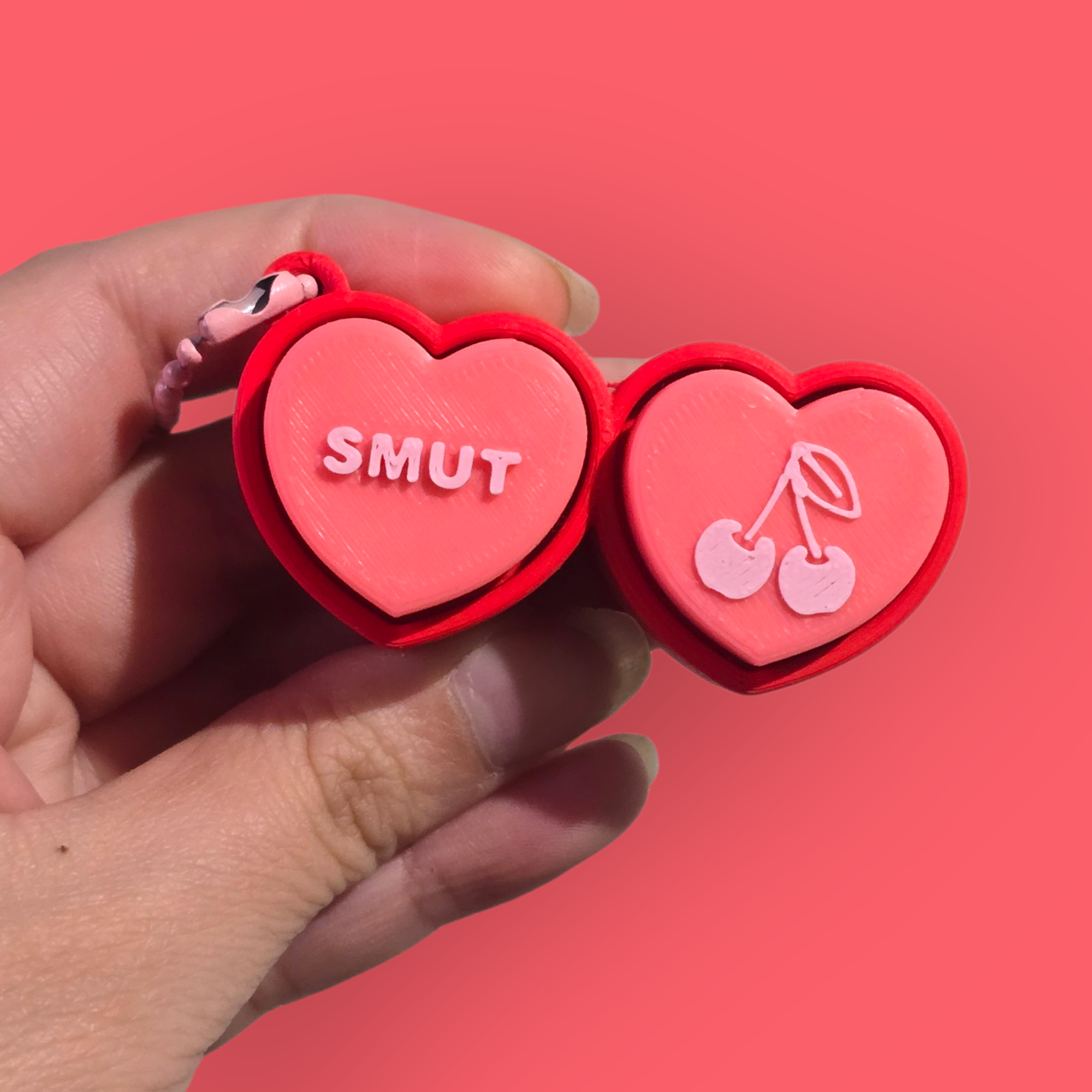 Heart Conversations Fidget Clicker by 3D Creation Cove | in.cube8r